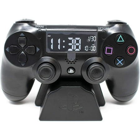 Paladone Playstation Controller Digital Alarm Clock - Officially Licensed Playstation Gamer Gifts and Room Decor