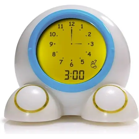 PlayMonster Teach Me Time! Talking Alarm Clock & Night-Light