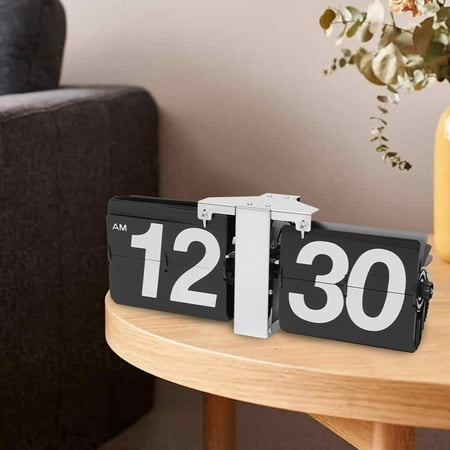 Retro Electrical Digital Flip Clock Flipping Out Wall and Tabletop Flip Clock Table Watch