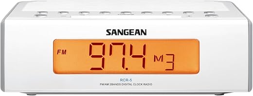 Sangean RCR-5 Digital AM/FM Alarm Clock Radio