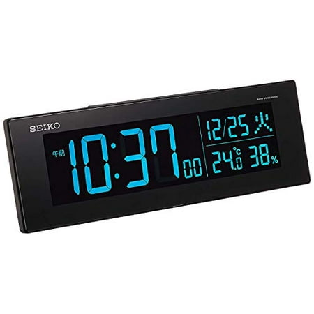 Seiko Clock Alarm Clock Radio Digital AC Color LCD Series C3 Black DL305K SEIKO// Battery/ Movement