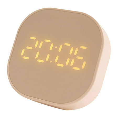 Square Small Alarm Clock Luminous Mute LED Multifunctional Digital Clock Light