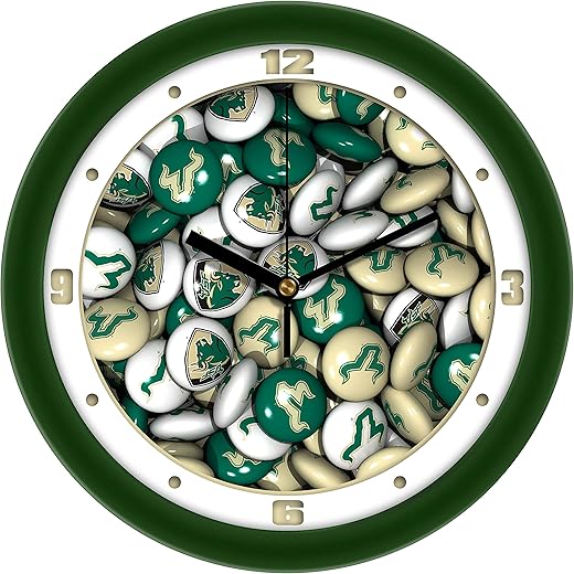 SunTime South Florida Bulls - Candy Wall Clock