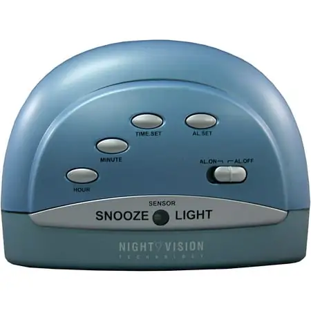 Super Glow Backlight 30330 Digital Alarm Clock With Night Vision Technology, Blue, [905]