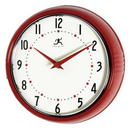 The Retro Red Wall Clock