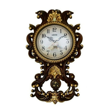 Three Star Import & Export ZP904 26 x 16 in. Wall Clock with Pendulum