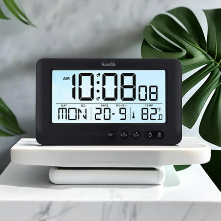 Travel Alarm Clock Battery Powered,Alarm Clocks For Bedrooms,Small Digital Clock Wi[2407]