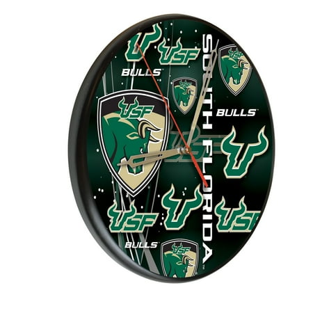 University of South Florida 13 Solid Wood Clock