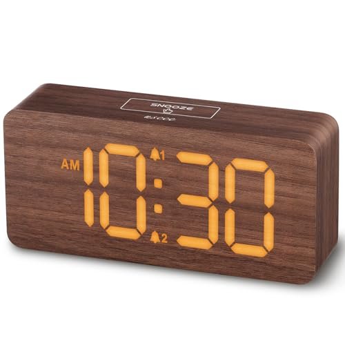 Best Wooden Blue Led Alarm Clocks