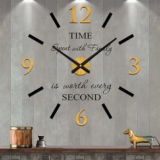 VANGOLD Wall Clock for Living Room Decor