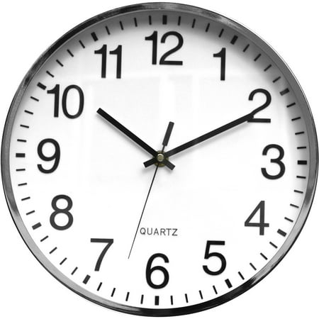 Victory Light, VLUTC6646AC, Silent Chrome Wall Clock, 1