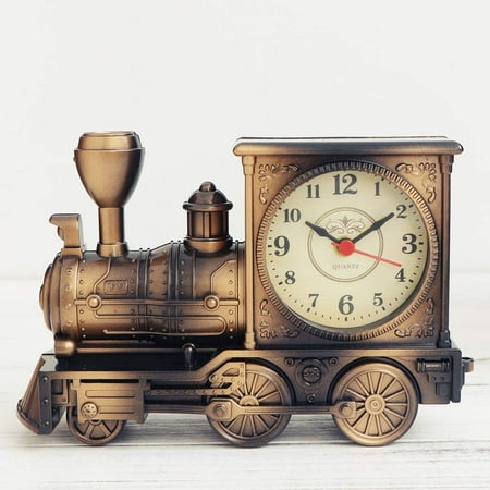 Vintage Retro Train Style Alarm Clock ,Cool Train Model For Home,Office Decor,Novel[2340]