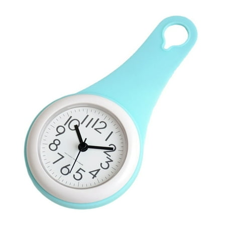 Wall Clock Clock Bathroom Waterproof Small Digital Silent Shower Clock Decor