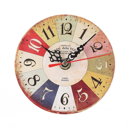 Walmart Clearance Clock,Vintage Style Antique Wood Wall Clock For Home Kitchen Office By Pugeha