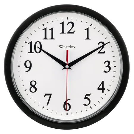 Westclox 9.75 Black Basic Analog QA Wall Clock