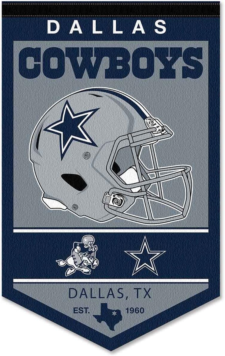 WinCraft Dallas Cowboys Heritage History Banner Pennant