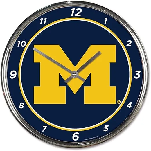 Wincraft NCAA Chrome Clock