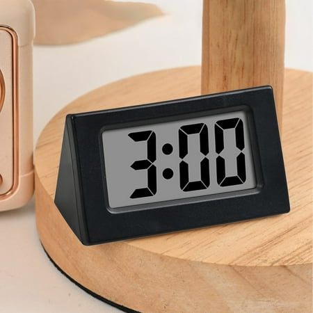 XGFHYJEH Alarm Clock, Atomic Clocks, Alarm Clock for Kids, Digital Clocks Large Numbers, Small Smart Bedside Tabletop Clock with Large LED Display