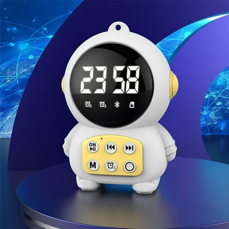 XGFHYJEH Alarm Clock, Digital clocks, Atomic Clocks, Alarm Clock with Usb Charge Port, Small Smart Bedside Tabletop Cute Clock with Large LED Display