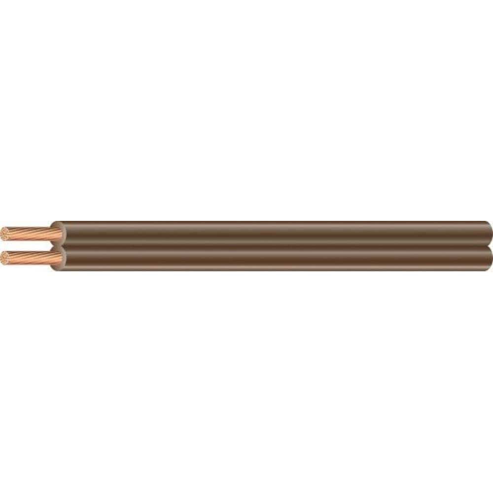 100 ft. 16/2 Brown Stranded CU SPT-2 Lamp Wire