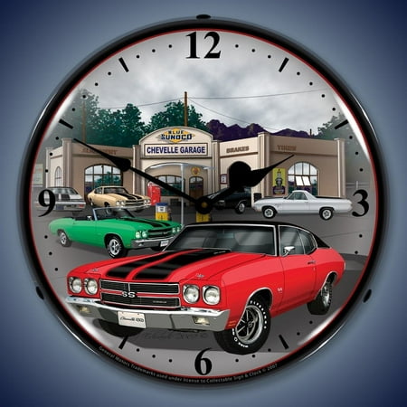 1970 Chevelle Wall Clock, Lighted