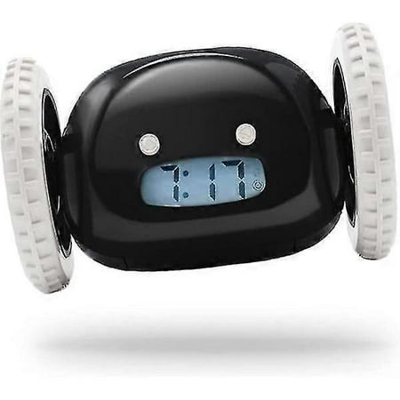 2024 Rolling alarm clock - extra high for heavy sleeping people (Clockie Robo