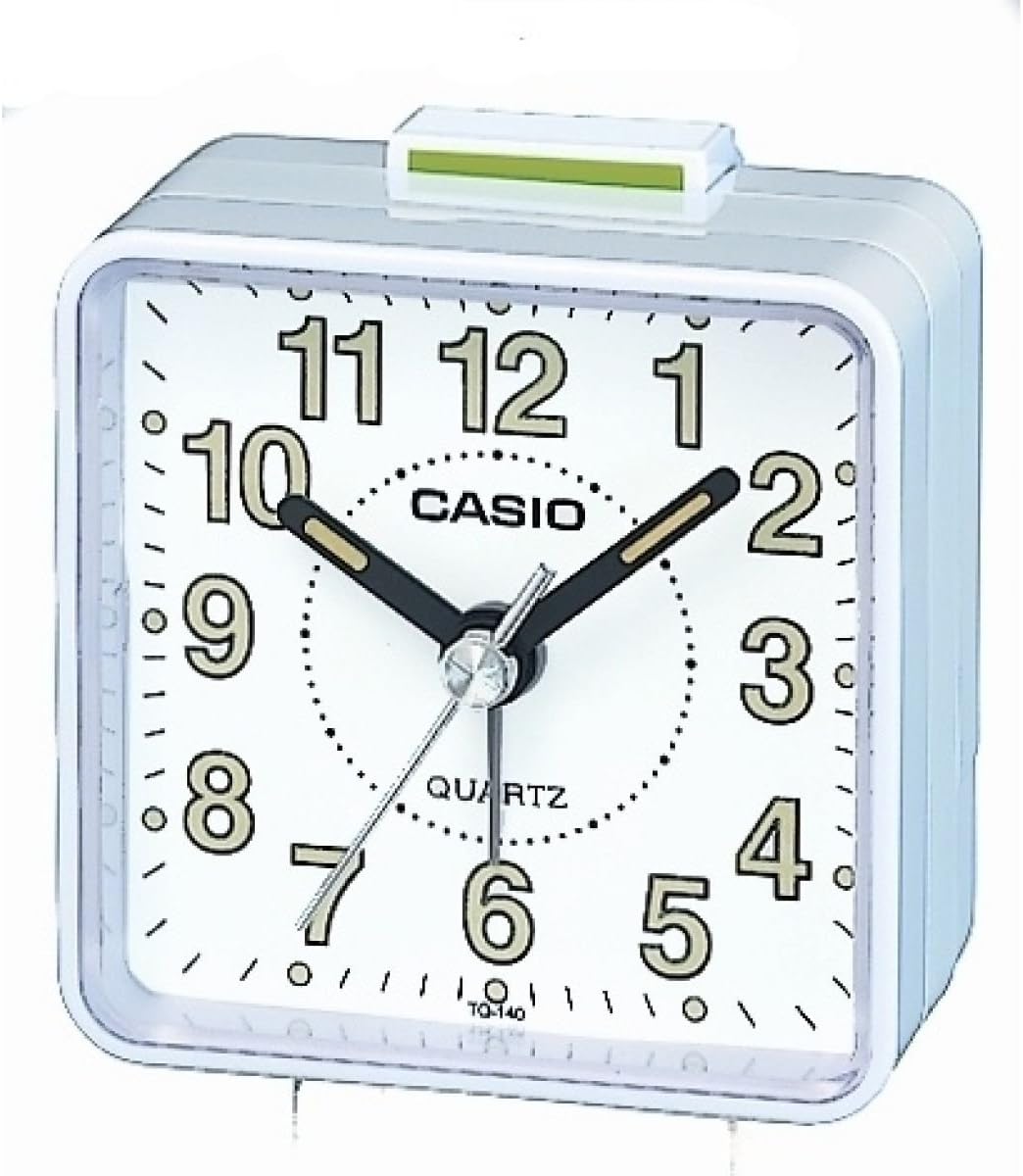 Casio TQ-140-7EF Beeper Alarm Clock White