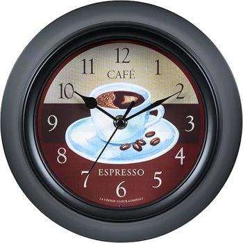 La Crosse Technology 9-inch Café Quartz Wall Clock - 404-3623C