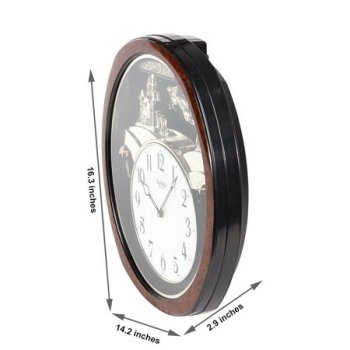 Rhythm Clocks Princess Fantasy Musical Wall Clock (4MH862WU23)