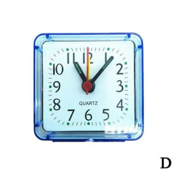 Small Alarm Clocks Beep Travel Office Square Quartz Bedside Desk Travelling FAST A0I0