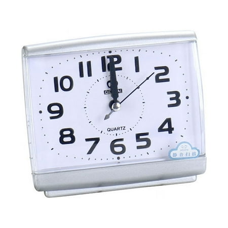 Alarm Clock Analog Table Clock Travel Alarm Clock Quartz Radio Alarm Clock Silent Sweep Movement