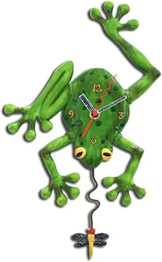 Allen Designs Frog Fly Pendulum Clock