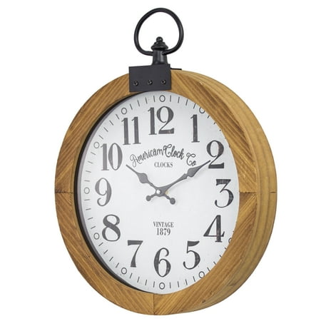 American Clock Co. Vintage Pocket Watch Wall Clock - 19