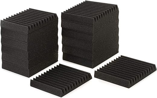 Auralex 2 Inches Studiofoam Wedgies 1 X1 FootAcoustic Panel 24-Pack - Charcoal