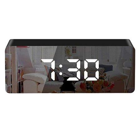 Automatic Smart Clock-Digital Alarm Clock Big Screen LED Bedside Alarm ClockGreat for Seniors, Kids, and Everyone who Doesn't Want to Set a Clock