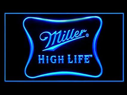 Bayyon Miller High Life Beer Bar Led Light Sign 12x8INCH