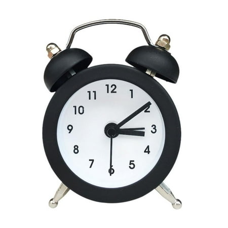 Big sale! Retro Loud Alarm Clock Double Bell Mechanical Key Wound Silent Pointer Alarm Decor Light Clock Night Bedside Clocks Clock S6J2