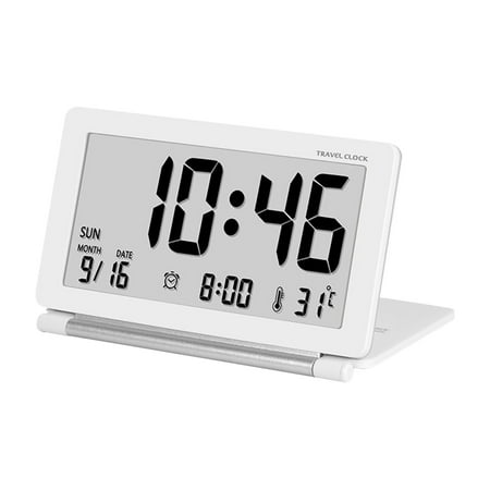 BKFYDLS Kitchen Tools and Kitchen Decor in Home,Smart Night Light Digital Alarm Clock With Indoor Temperature Operated Desk Small Clock on Clearance