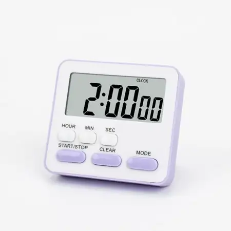 Busy Professionals Multi-Functional Alarm Clock with Large Screen Display and Silent Vibration