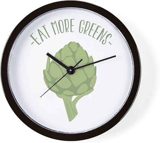 CafePress Artichoke Vegetable Eat Greens Unique Decorative 10 Wall Clock