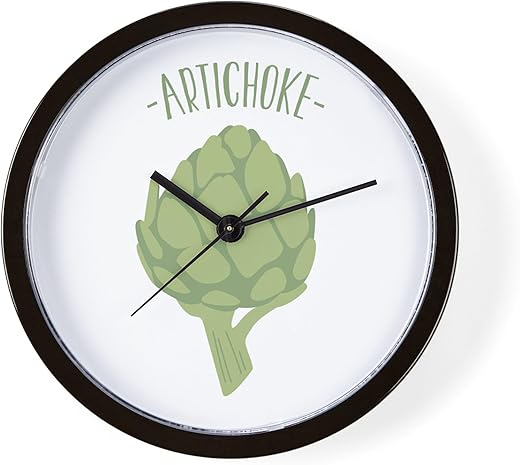 CafePress Artichoke Vegetable Unique Decorative 10" Wall Clock