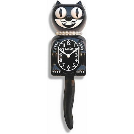 Classic Black Lady Kit-Cat 15.5 Clock