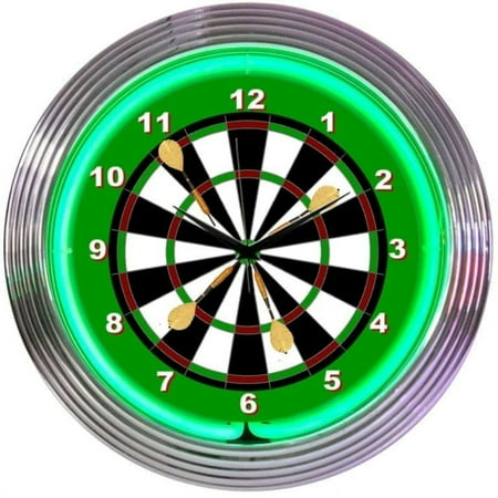 DARTS NEON CLOCK – 8DARTC