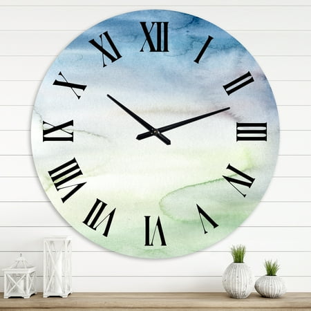 Designart 1 in Modern,Contemporary Wall Clock