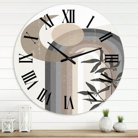 Designart 1 in Quartz Modern/Contemporary Wall Clock