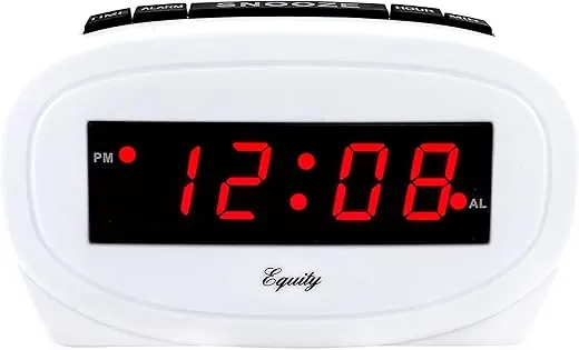 Equity 30227 Digital Red LED Electric Alarm Clock