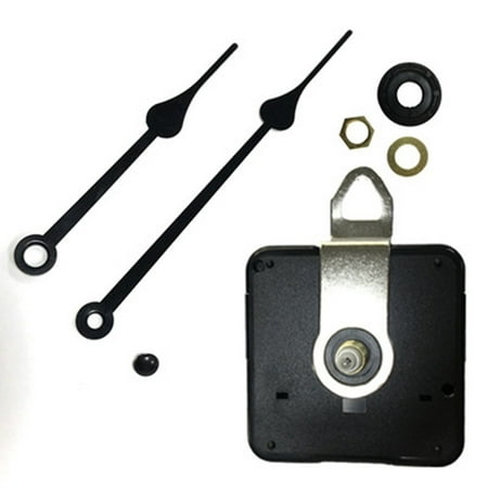 High Torque Clock Mechanism Long Spindle French Spade Black Handle