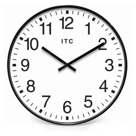 Infinity Instruments Profuse Black Transitional Analog Display Wall Clock