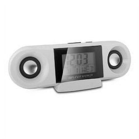 iPod or MP3 Amplifier Speaker with Clock