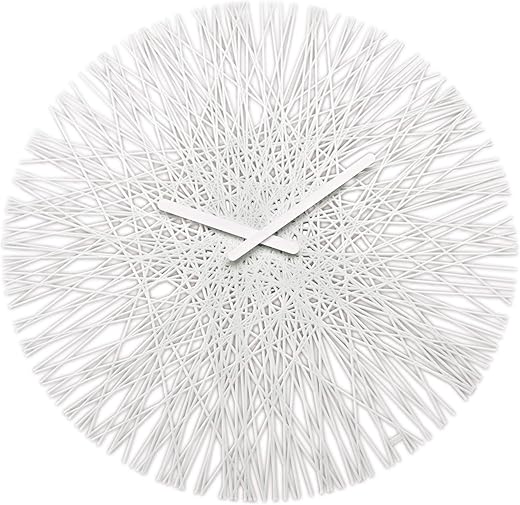 Koziol Silk Wall Clock, Cotton White